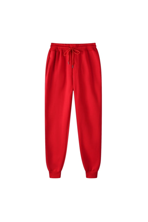 Mens Sweatpants with Pockets, Mens Jogging Pants Elastic Bottom, Soft Hip-hop Sweatpants for Men