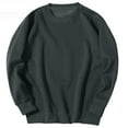 thumbnail image 1 of Chiccall Mens Fleece Sweatshirts Crew Neck Long Sleeve Casual Loose Athletic Lightweight Fall Pullover Tops for Men, 1 of 3
