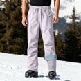 thumbnail image 1 of Chiccall Mens Winter Ski Pants with Deatachable Fleece Lined Pant 3 in 1 Thermal Warm Waterproof Snow Pants Outdoor Windproof Hiking with Pocket, 1 of 8
