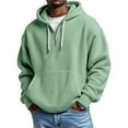 thumbnail image 1 of Chiccall Oversized Quarter Zip Hoodies for Men Casual Loose Textured Pullover Sweatshirt Sweaters with Hood & Pocket, 1 of 4