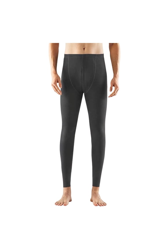 Thermal Underwear Bottom for Men Long Base Layer Bottom Warm Brushed Cold Weather Winter Leggings
