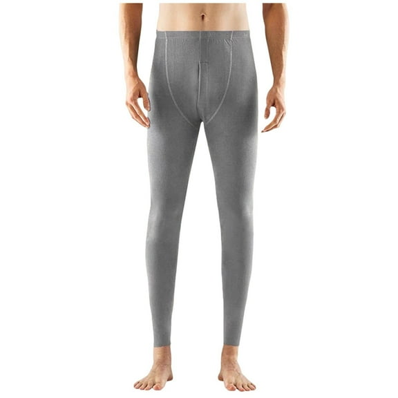 Chiccall Thermal Underwear Bottom for Men Long Base Layer Bottom Warm Brushed Cold Weather Winter Leggings