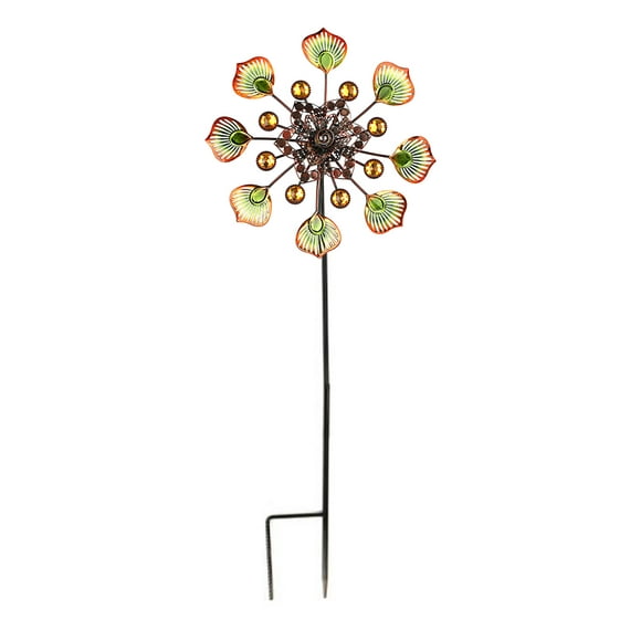 Chiccall Wind Spinne-r, Outdoor Metal Stake Yard Spinners, Garden Wind Catcher Wind Mills, Garden Windmill,Suitable For Decorating Your Patio, Law-n & Garden Home Decor,on Clearance