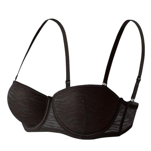 Chiccall Women's Plus Size Everyday Bras Wave Pattern Mesh Lace Half Cup Underwire Lightly Padded Slim Adjustable Straps Breathable Comfortable Daily Undergarments Bras for Women