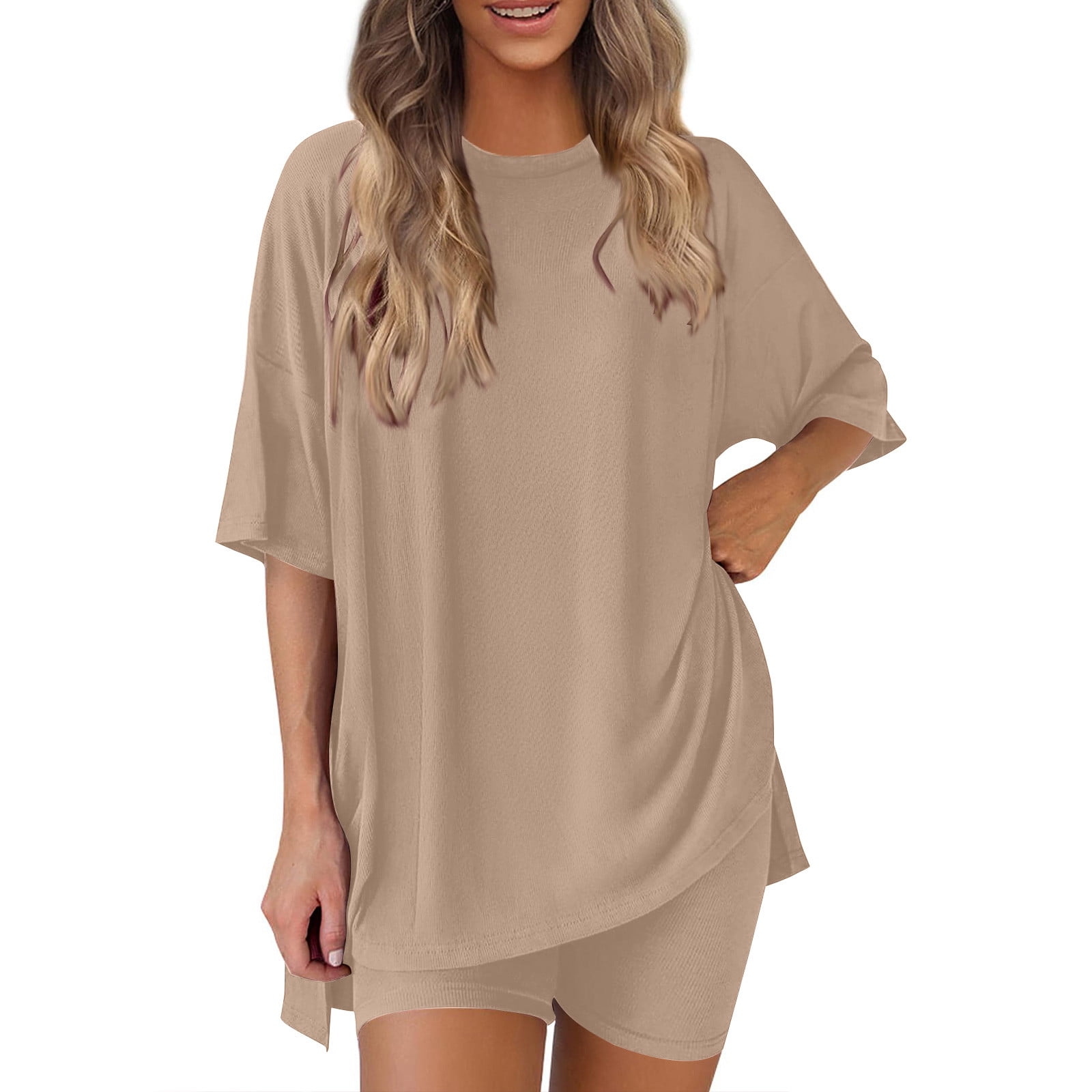 Daily Casual Zip-up Shirt and Shorts Three-piece Set main image 0