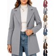 thumbnail image 1 of Chiccall Women's Winter Overcoat Single Breasted Pea Coat, 1 of 8