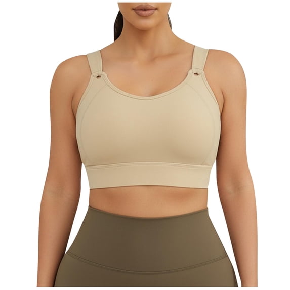 Chiccall Women Plus Size Seamless Sports Bra Wireless No Underwire Breathable Supportive Fitness Workout Everyday Bras for Women