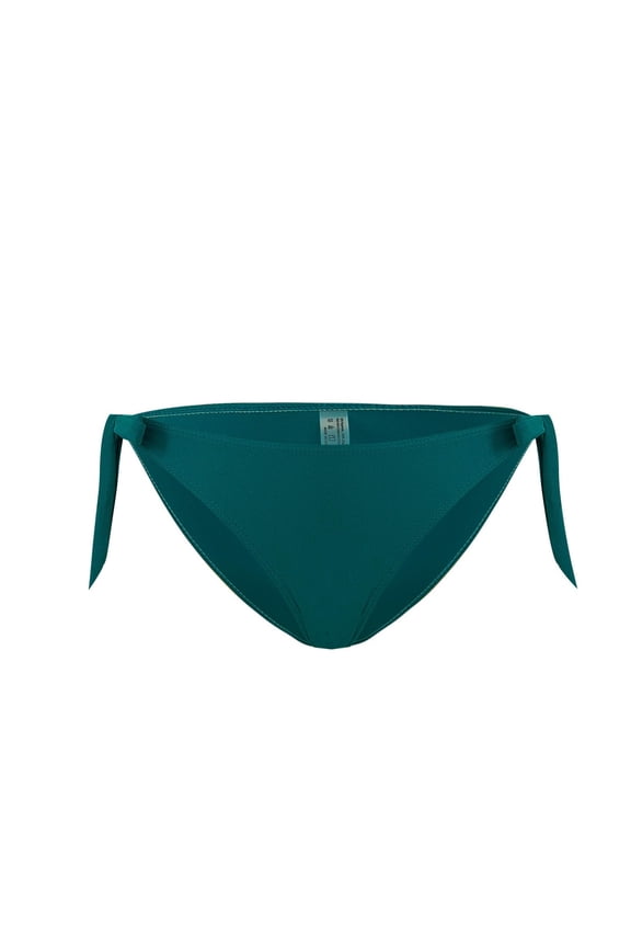 Womens Triangle Swim Briefs Solid Side Knot Tie High Waist Soft Smooth Fabric Quickly Dry Beach Swimming Bottoms Lightly Breathable Bikini Swimsuit for Women