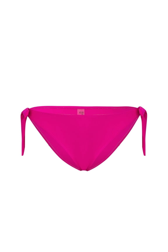Womens Triangle Swim Briefs Solid Side Knot Tie High Waist Soft Smooth Fabric Quickly Dry Beach Swimming Bottoms Lightly Breathable Bikini Swimsuit for Women