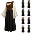 thumbnail image 1 of Chiccall Womens's Medieval Renaissance Costume Maxi Dress Halloween Long Sleeve Flare Halloween Witch Gothic Co Dresses for Party, 1 of 8