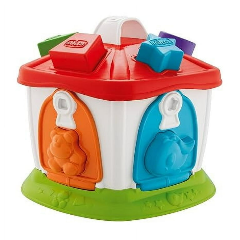 Chicco 2 in 1 Animal Cottage Shape Sorter Toy for Kids Age 12M Walmart