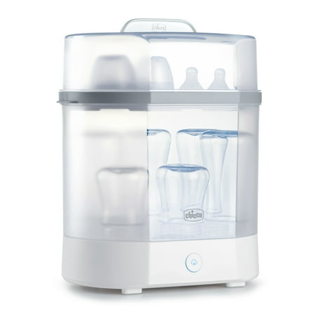 Chicco 3-in-1 Electric Steam Sterilizer for Baby Bottles, Pacifiers, Toys and More - White, New