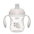 thumbnail image 1 of Chicco 7oz. Semi-soft Trainer with Bite-Resistant Spout, Snap-on Cap and Removable Handles, 6m+ - Grey, 1 of 9