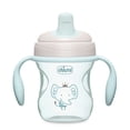 thumbnail image 1 of Chicco 7oz. Semi-soft Trainer with Bite-Resistant Spout, Snap-on Cap and Removable Handles, 6m+ - Sage, 1 of 9