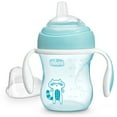 thumbnail image 1 of Chicco 7oz. Silicone Spout Transition Sippy Cup, 4m+ - Blue, New, 1 of 8