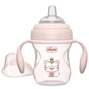 Chicco 7oz. Silicone Spout Transition Sippy Cup, 4m+ Blush, New