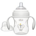 thumbnail image 1 of Chicco 7oz. Silicone Spout Transition Sippy Cup, 4m+ - Grey, New, 1 of 7
