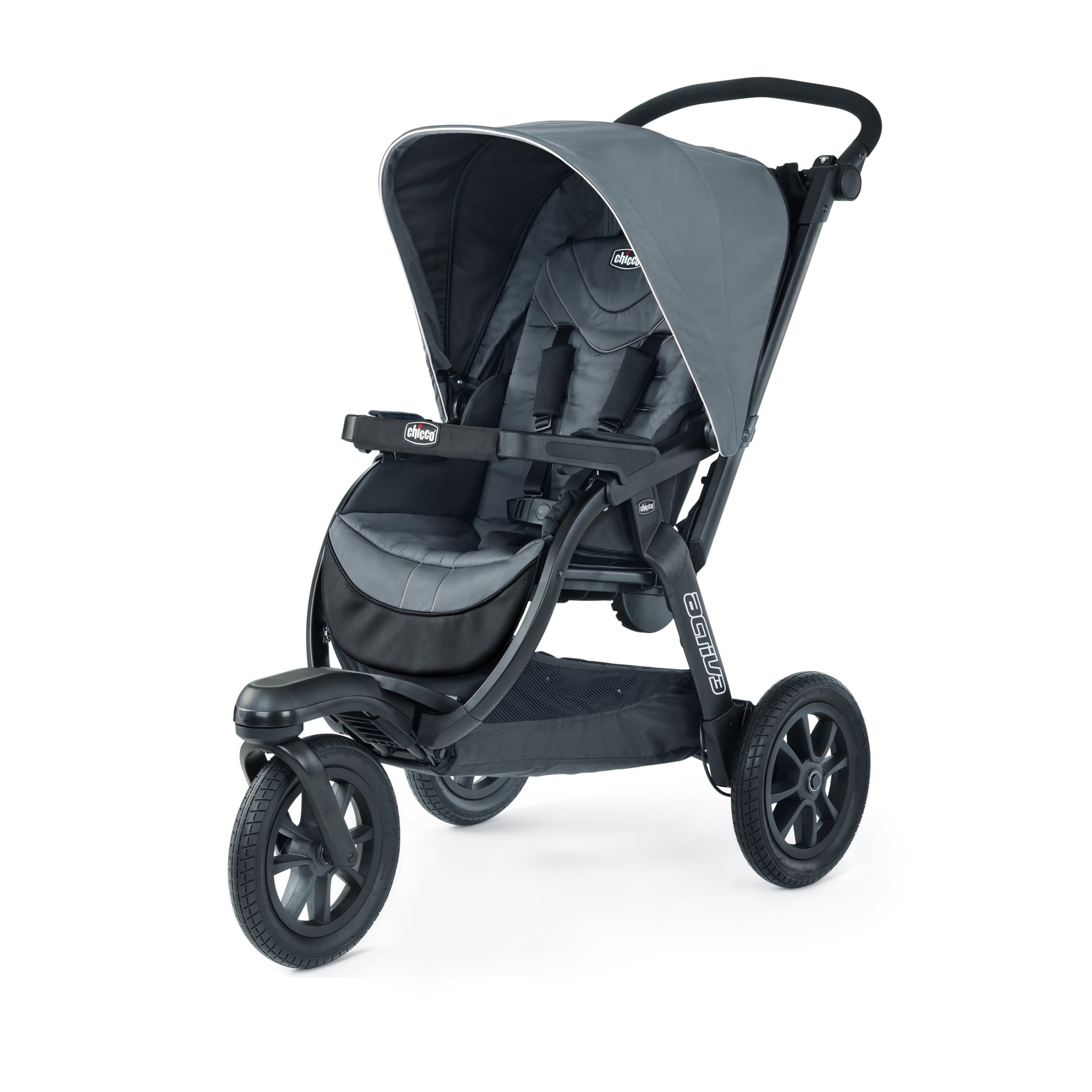 Chicco Activ3 Jogging Stroller - Eclipse (Grey), New - Walmart.com