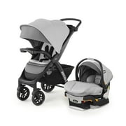 Chicco Bravo LE Trio Travel System Stroller with KeyFit 30 Zip Infant Car Seat - Driftwood (Grey), New