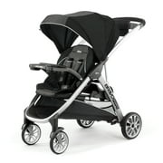 Chicco BravoFor2 Standing/Sitting Double Stroller - Iron Black/Grey, New