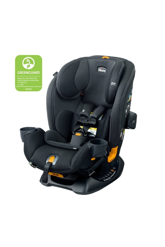 OneFit LX ClearTex All-in-One Convertible Car Seat - Ebony (Black), New
