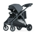 thumbnail interactive-video image 1 of Chicco Corso Flex Convertible Single-to-Double Stroller - Legend (Black), New, 1 of 14