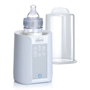 Chicco Digital Bottle Warmer & Sterilizer for Breast Milk, Formula, and Baby Food - White