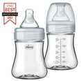 thumbnail image 1 of Chicco Duo Hybrid Baby Bottle, Invinci-Glass Inside/Plastic Outside, 5oz, 2-Pack - Neutral, New, 1 of 11
