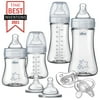 Chicco Duo Newborn Hybrid Baby Bottle Gift Set with Invinci-Glass Inside/Plastic Outside - New