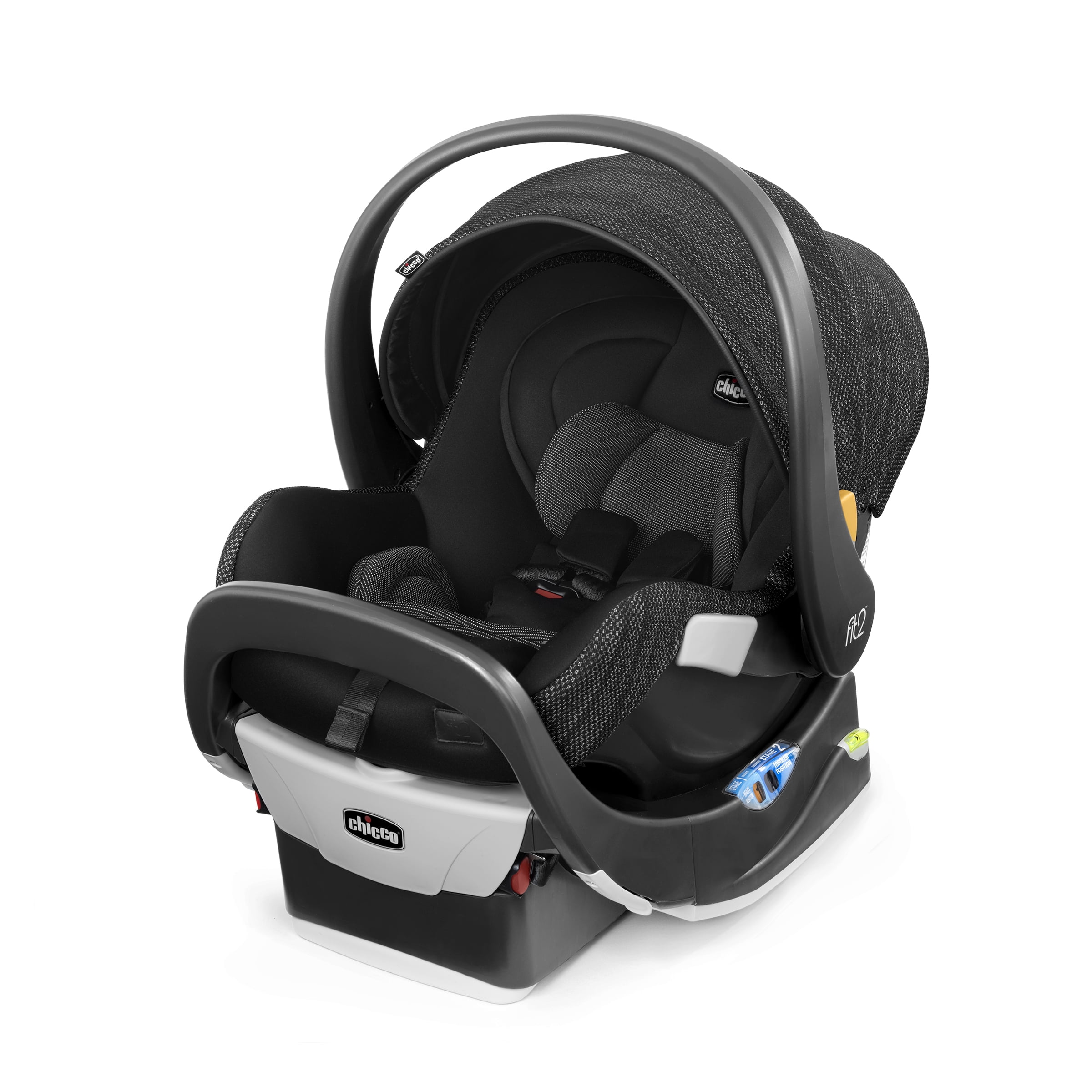 Chicco Fit2 35 lbs Infant & Toddler Car Seat - Staccato (Black ...