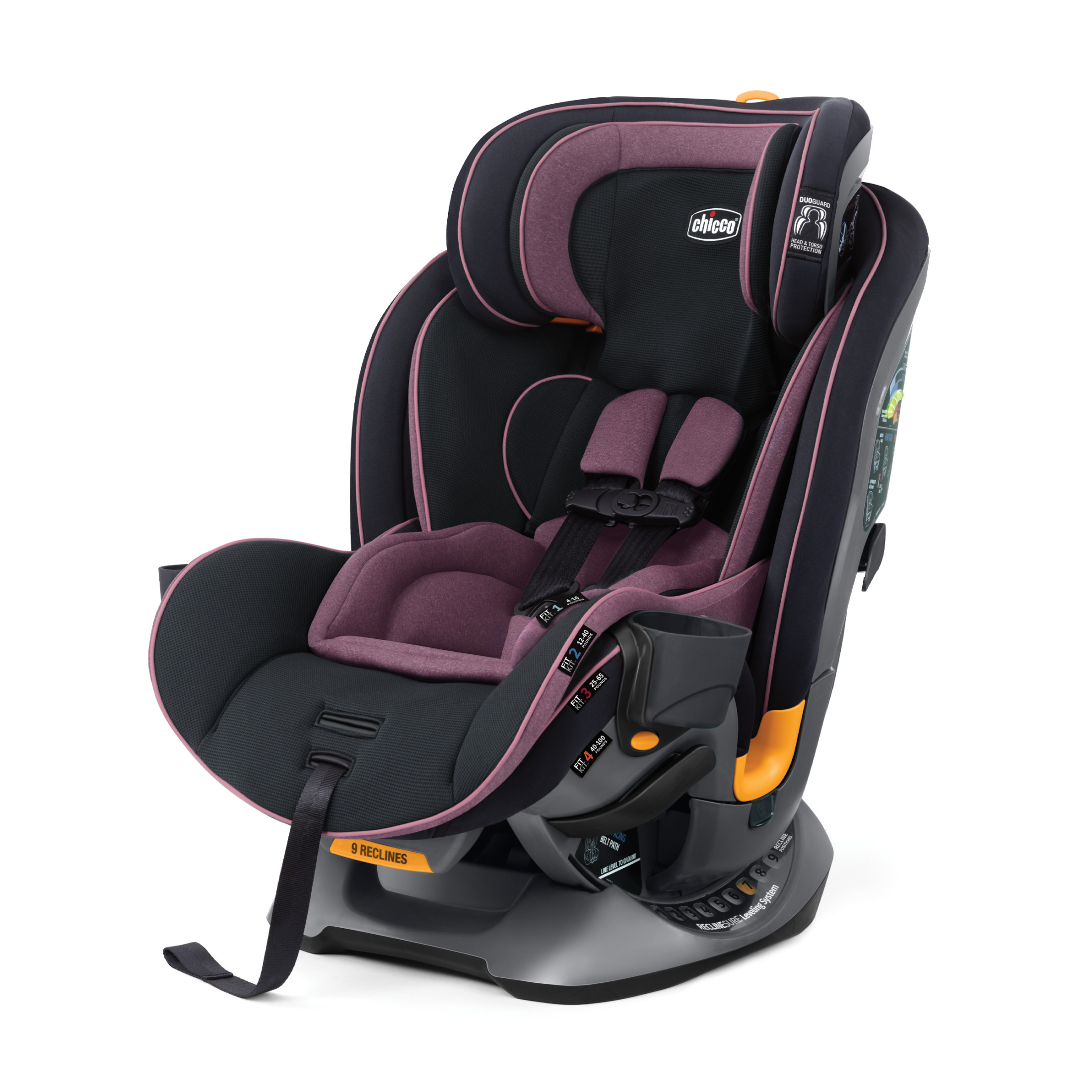 Chicco Fit4 4-in-1 Convertible Car Seat - Carina (Navy/Purple) - image 1 of 13