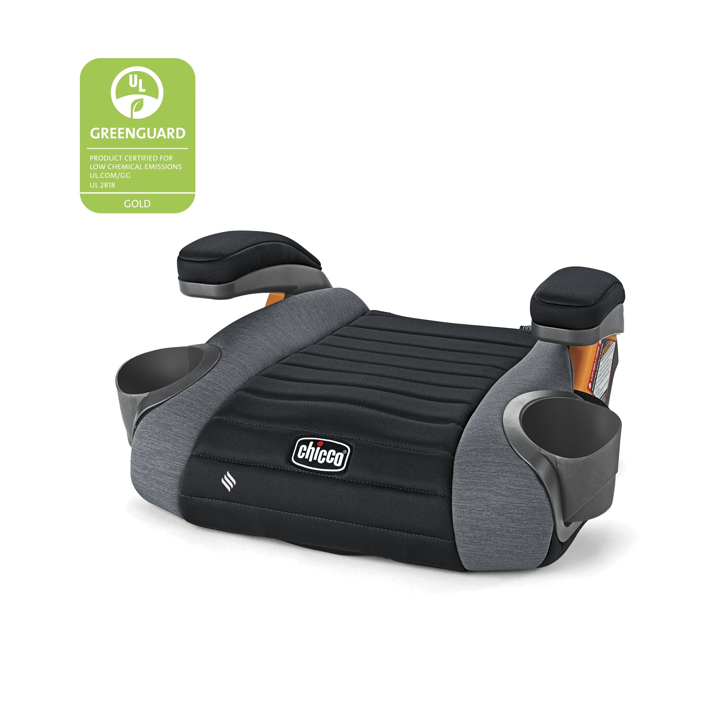 Chicco GoFit ClearTex Backless Booster Car Seat Shadow (Black