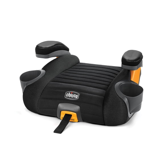 Chicco GoFit Plus Backless Booster Car Seat - Iron (Black), New