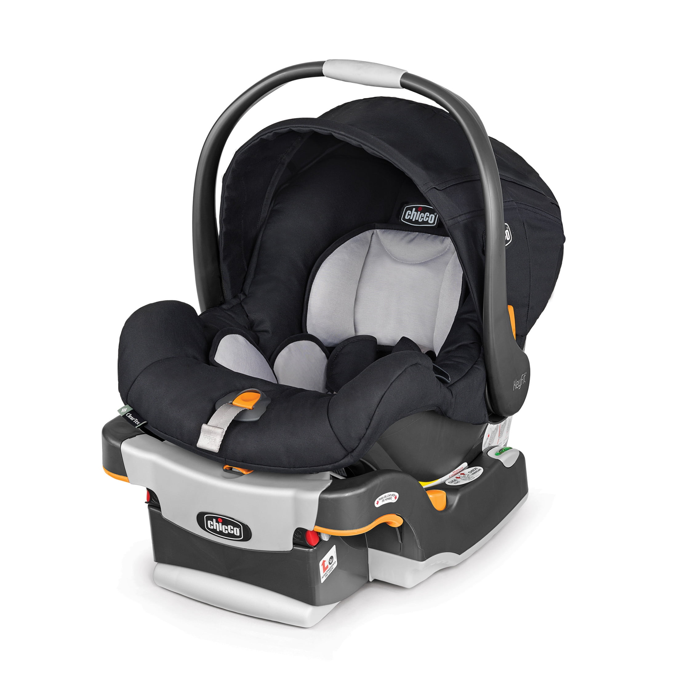 Chicco KeyFit ClearTex Infant Car Seat Black (Black), New