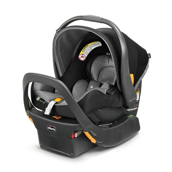 Chicco KeyFit Max ClearTex Extended-Use Infant Car Seat and Stay-in-Car Base - Legend (Black), New