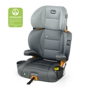 Chicco KidFit ClearTex Plus 2-in-1 Belt Positioning Booster Car Seat - Drift Grey, New