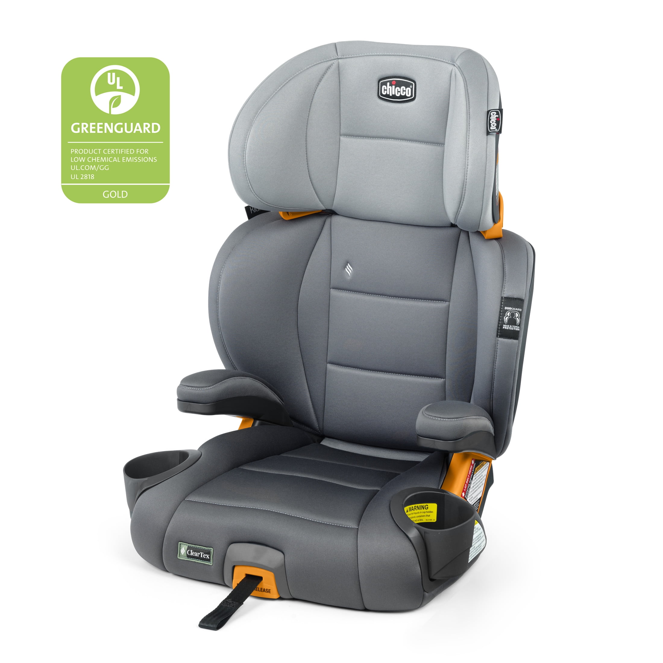Chicco KidFit ClearTex Plus 2-in-1 Belt Positioning Booster Car Seat – Drift (Grey) Sansujyuku sansujyuku.com