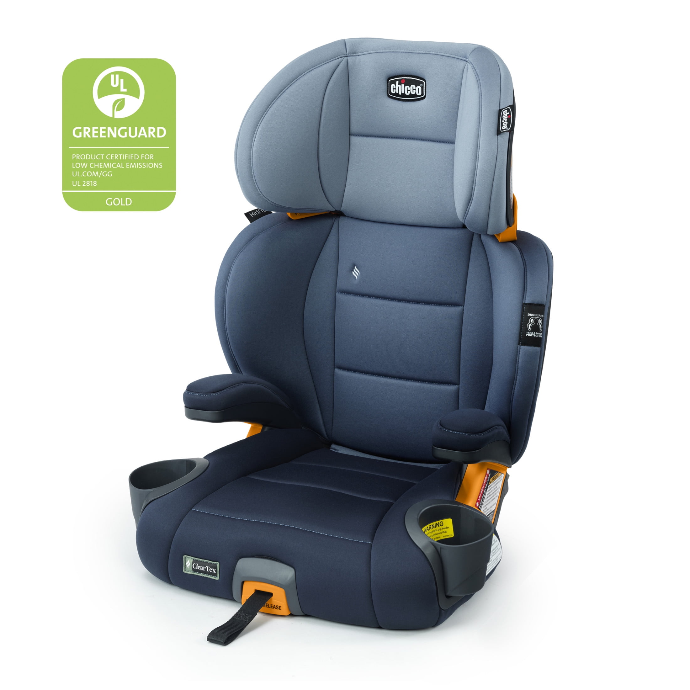 Chicco KidFit ClearTex Plus 2-in-1 Belt Positioning Booster Car Seat – Reef (Navy) Sansujyuku sansujyuku.com
