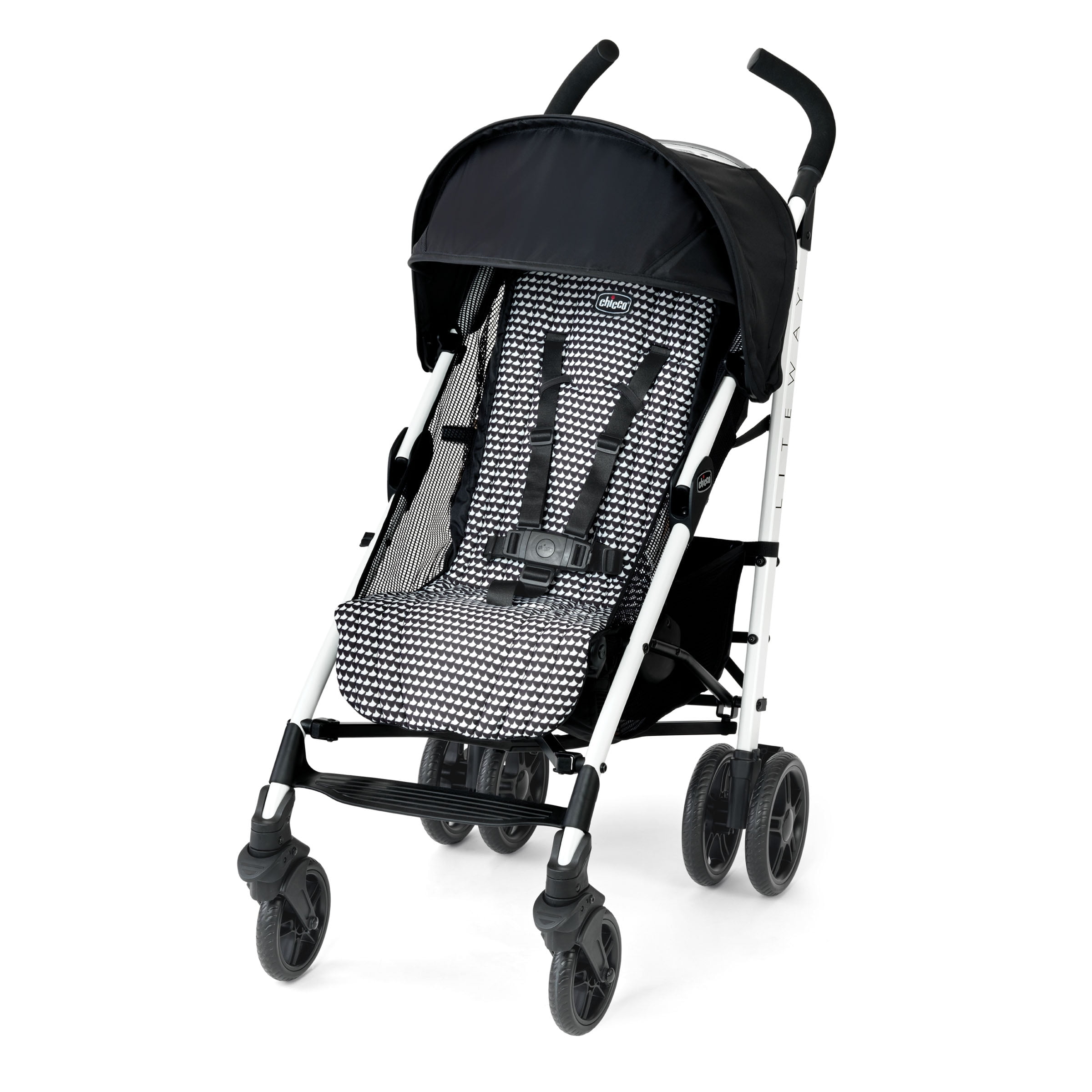 Chicco Liteway Lightweight Stroller - Cosmo - Cosmo (Black/White)