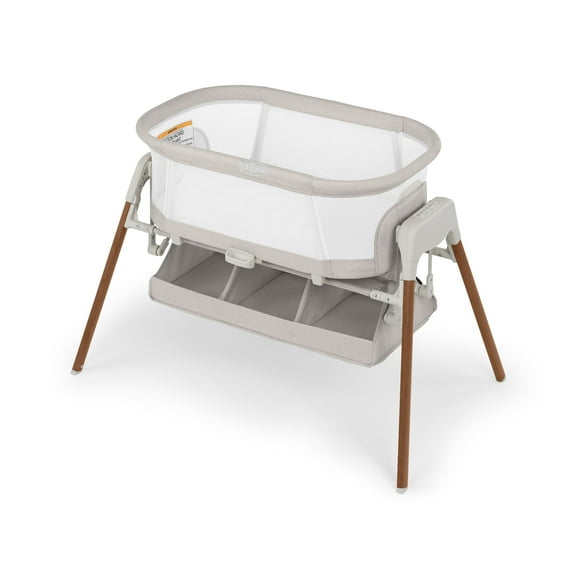 Chicco LullaGlide® Plus Electronic 3-in-1 Portable Bassinet with Carry Bag and Fitted Sheet - Serene (Beige), New
