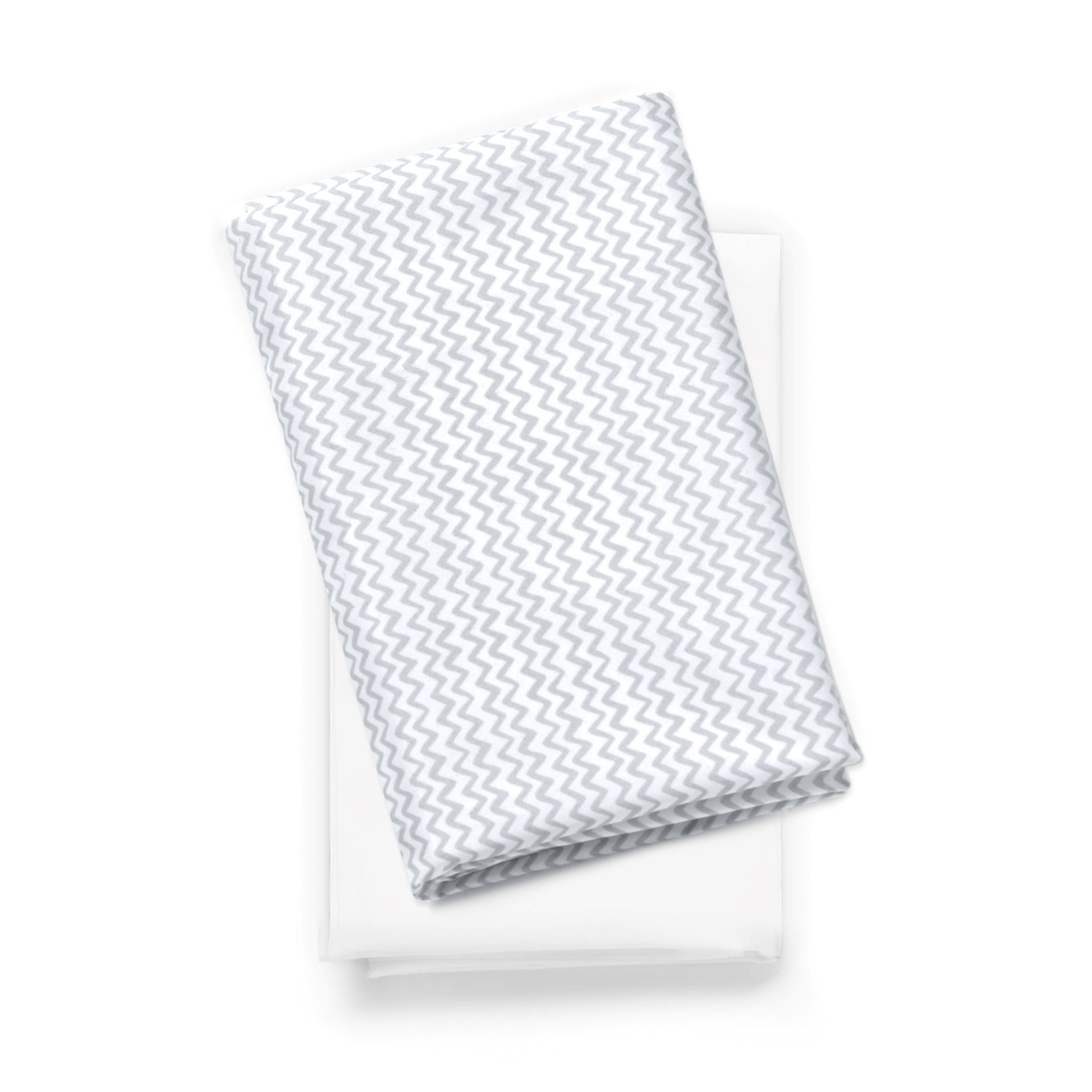 Chicco LullaGo Anywhere Bassinet Sheets Fits LullaGo Anywhere Bassinets, Deep Pockets, Secure Fit - White Doodle (White), New