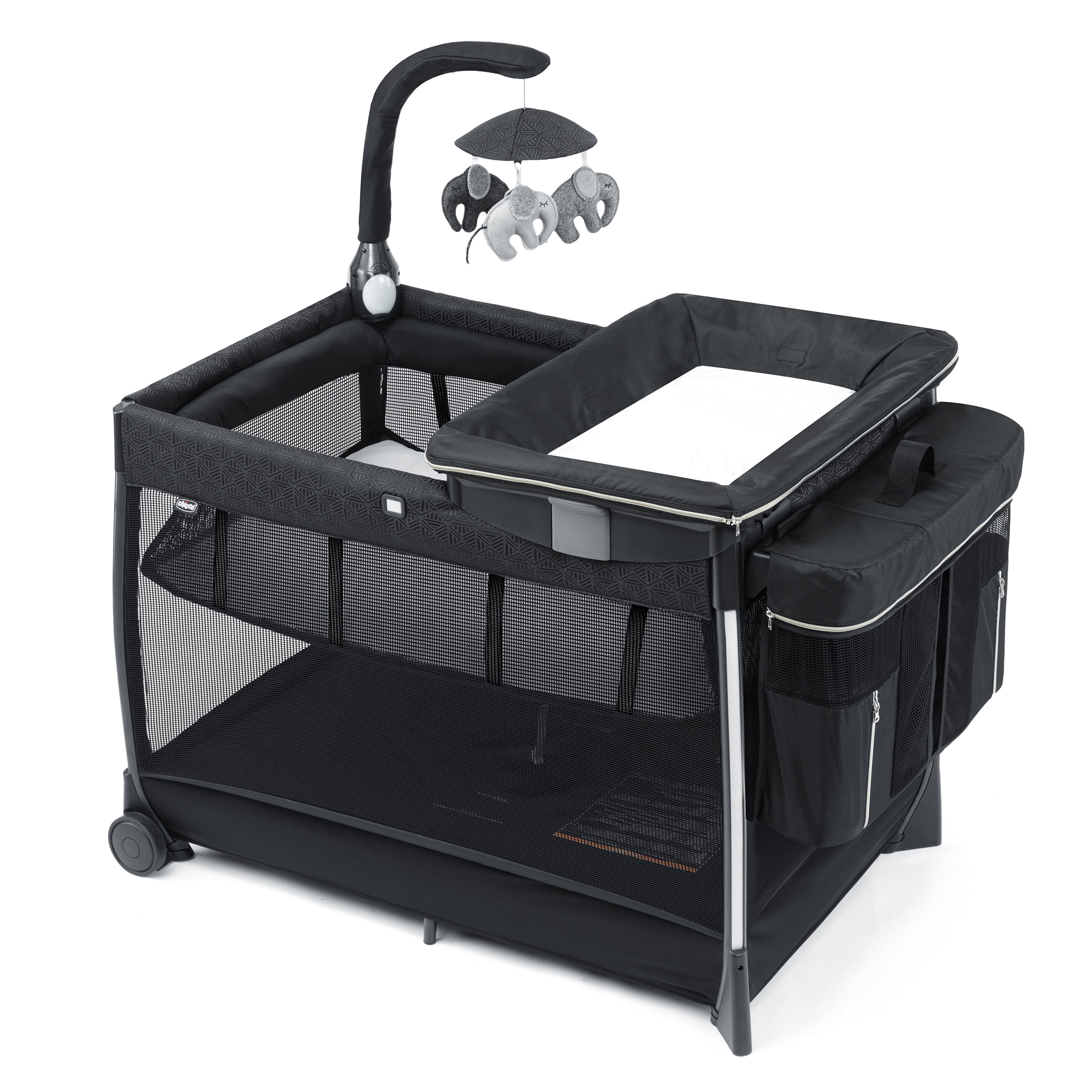 Chicco Lullaby Zip All in One Playard with Toy Bar and Zip and Go