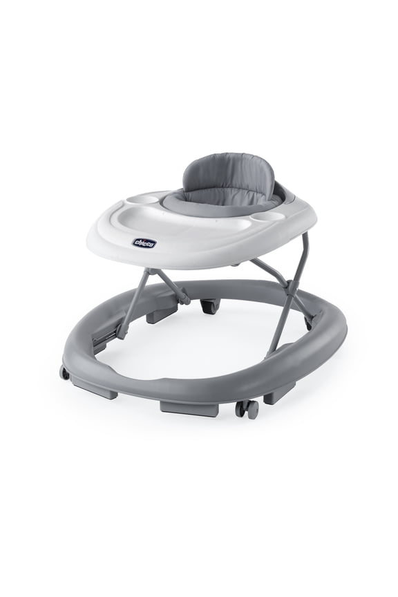 Mod Infant Walker, Height Adjustable, Space-Saving Fold, Brake Pads - Grey (Grey), New