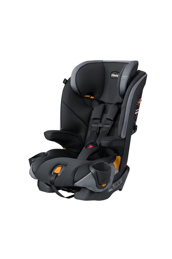 MyFit 2-in-1 Forward-Facing Harness Booster Car Seat for Toddlers, 5-Point Harness, Belt-Positioning Booster - Iron (Black), New