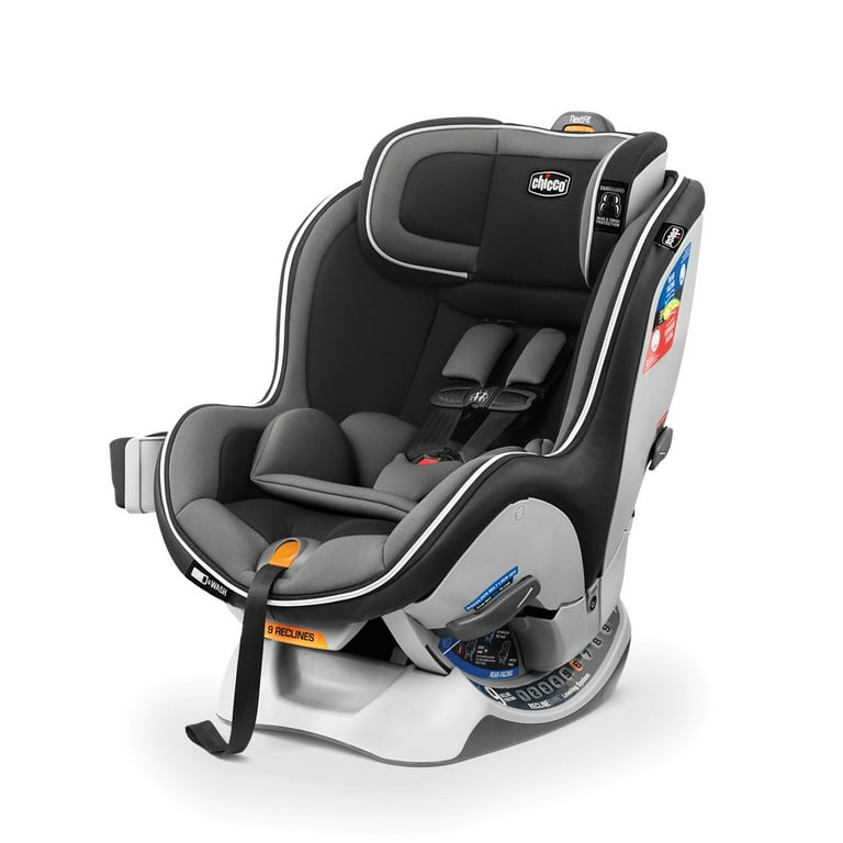Chicco NextFit Zip Convertible Car Seat - Carbon (Black/Grey), New