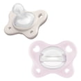 thumbnail image 1 of Chicco PhysioForma Dual Soft Pacifier Pearl/Ballet Slipper 2-6m 2pk, New, 1 of 8