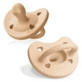 thumbnail image 1 of Chicco PhysioForma® Luxe One-Piece Silicone Pacifier, 0-6 Months, 2pk  - Blush, New, 1 of 9