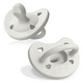 thumbnail image 1 of Chicco PhysioForma® Luxe One-Piece Silicone Pacifier, 0-6 Months, 2pk  - Pearl Grey, New, 1 of 9