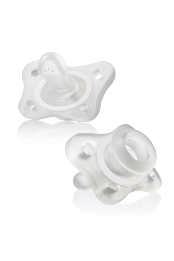 PhysioForma Mini Orthodontic Pacifier Clear 0-2m 2pk, New