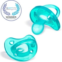 Chicco PhysioForma® Orthodontic One-Piece Silicone Pacifier, 2-Pack, 16-24m - Teal